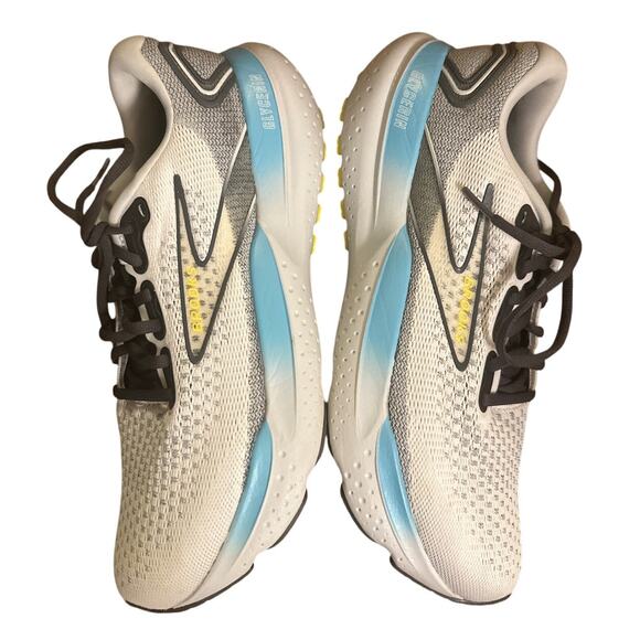 Men US-10 Brooks Glycerin 21 Sneakers Shoes Running Coconut Forged Iron Yellow main image 4